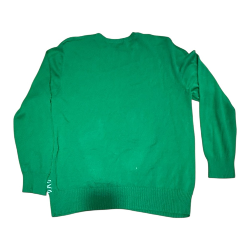 Peanuts Christmas Sweater – Men’s XL – Green Pullover - Picture 6 of 9